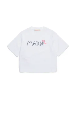 MARNI T-shirt con logo Flower | Bambino T-Shirts | Logomania