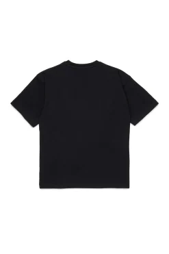 DIESEL T-shirt con logo Oval D effetto used | Bambino Oval D By Diesel | Oval D By Diesel