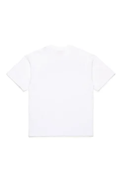 DIESEL T-shirt con logo Oval D effetto used | Bambino Oval D By Diesel | Oval D By Diesel