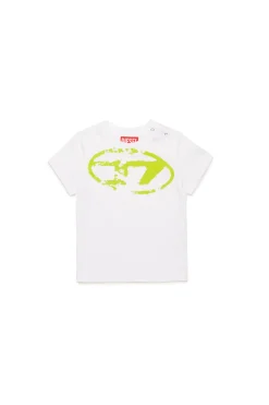 DIESEL T-shirt con logo Oval D effetto used | Bambino T-Shirt | Oval D By Diesel