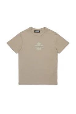 DSQUARED2 T-shirt con Maple Leaf | Bambino T-Shirts | Activewear