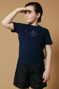 DSQUARED2 T-shirt con Maple Leaf | Bambino T-Shirts | Activewear