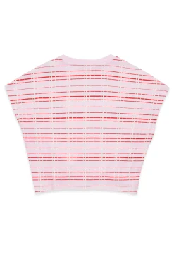 MARNI T-shirt con nodo allover Check | T-Shirts