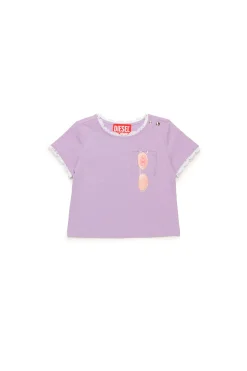 DIESEL T-shirt con pizzo e grafica Sunglasses | T-Shirt