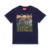 DIESEL T-shirt con stampa DSL78 Denim | Bambino T-Shirts