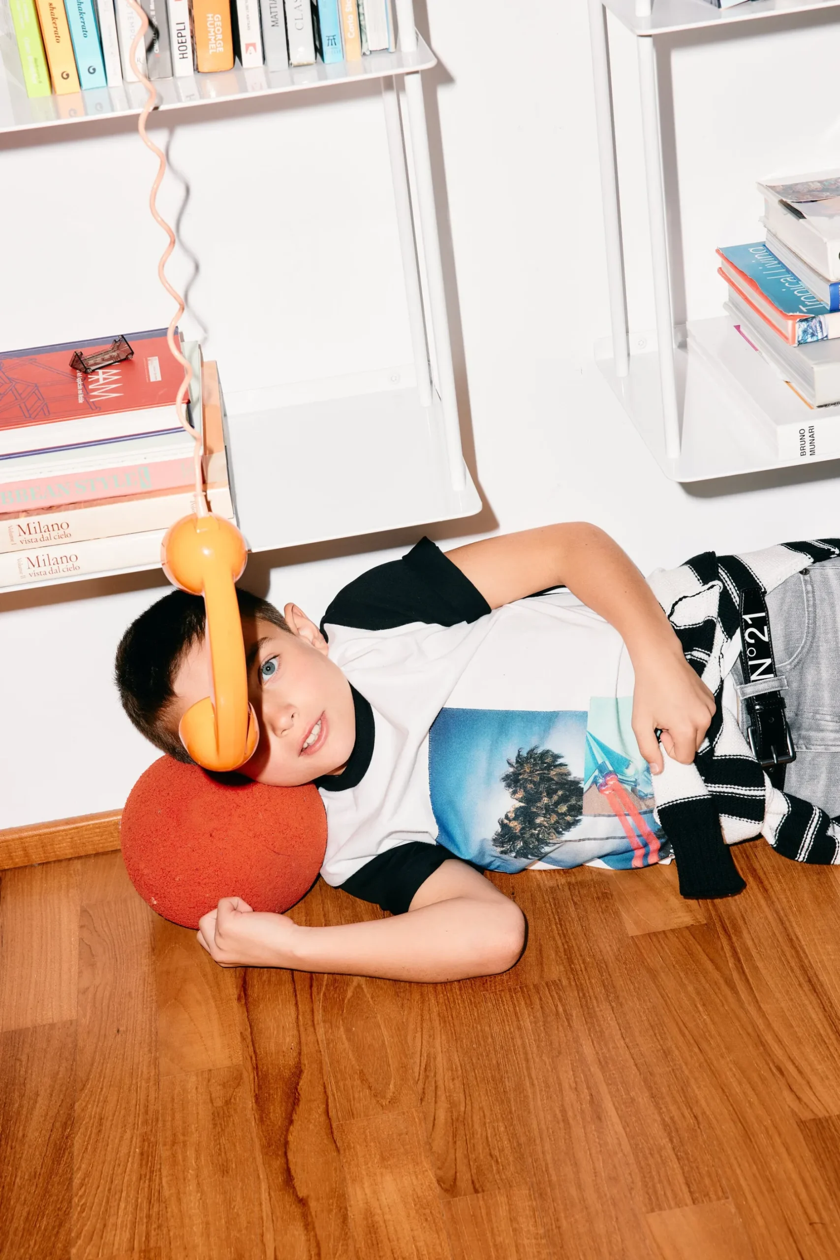N°21 T-shirt con stampa Postcard | Bambino T-Shirts