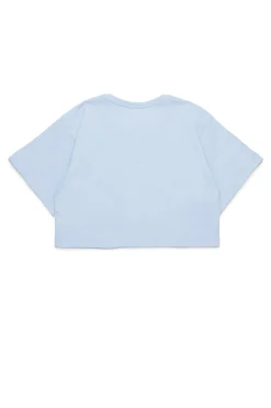 MM6 MAISON MARGIELA T-shirt cropped con logo istituzionale | Bambino T-Shirts | Logomania