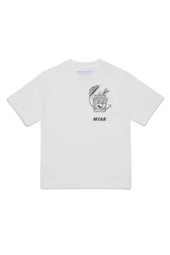 MYAR T-shirt in cotone deadstock con taschino e grafica Reuse | Bambino T-Shirts | T-Shirts