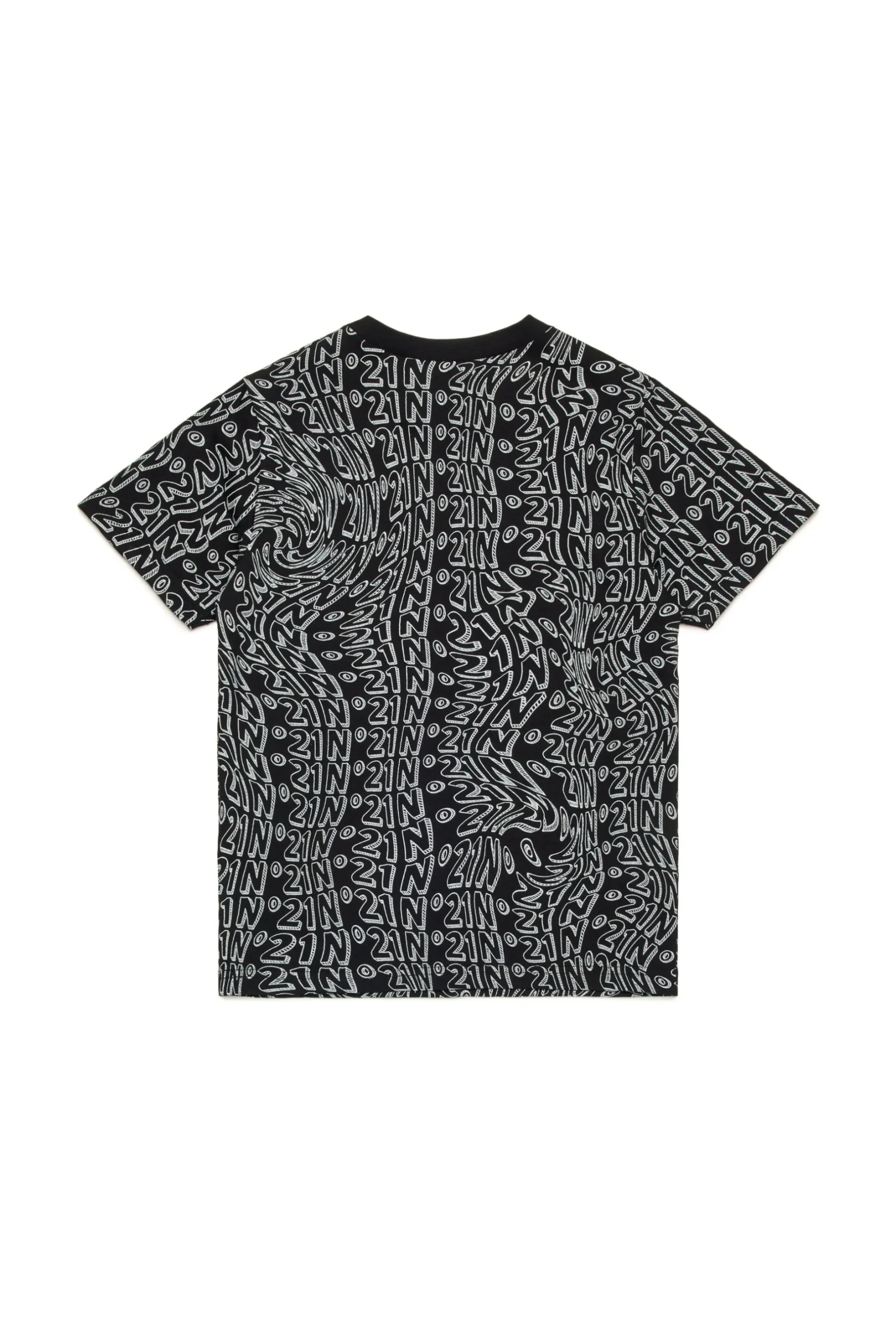 N°21 T-shirt in jersey allover Glitch | Bambino Logomania | Logomania