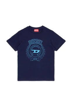 DIESEL T-shirt in jersey con logo | Bambino T-Shirts | T-Shirts