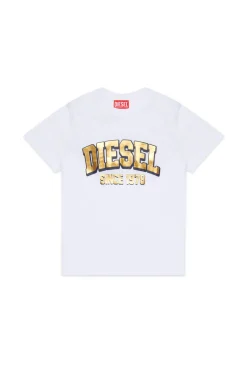 DIESEL T-shirt in jersey con logo | Bambino T-Shirts | T-Shirts
