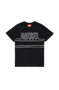 DIESEL T-shirt in jersey con logo | Bambino T-Shirts | T-Shirts