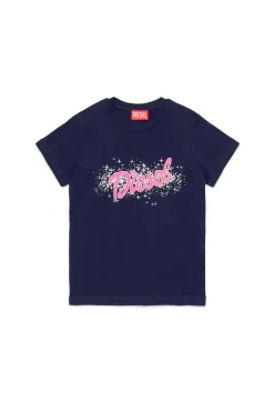 DIESEL T-shirt in jersey con logo | T-Shirts