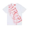 DIESEL T-shirt in jersey con logo sbiadito | Bambino T-Shirts | T-Shirts