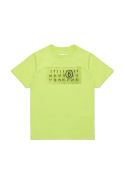 MM6 MAISON MARGIELA T-shirt in jersey con Numeric Logo Pixel | Bambino T-Shirts | Logomania