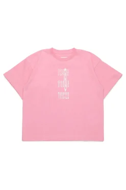 MM6 MAISON MARGIELA T-shirt in jersey con Stretched logo | Bambino T-Shirts | Logomania