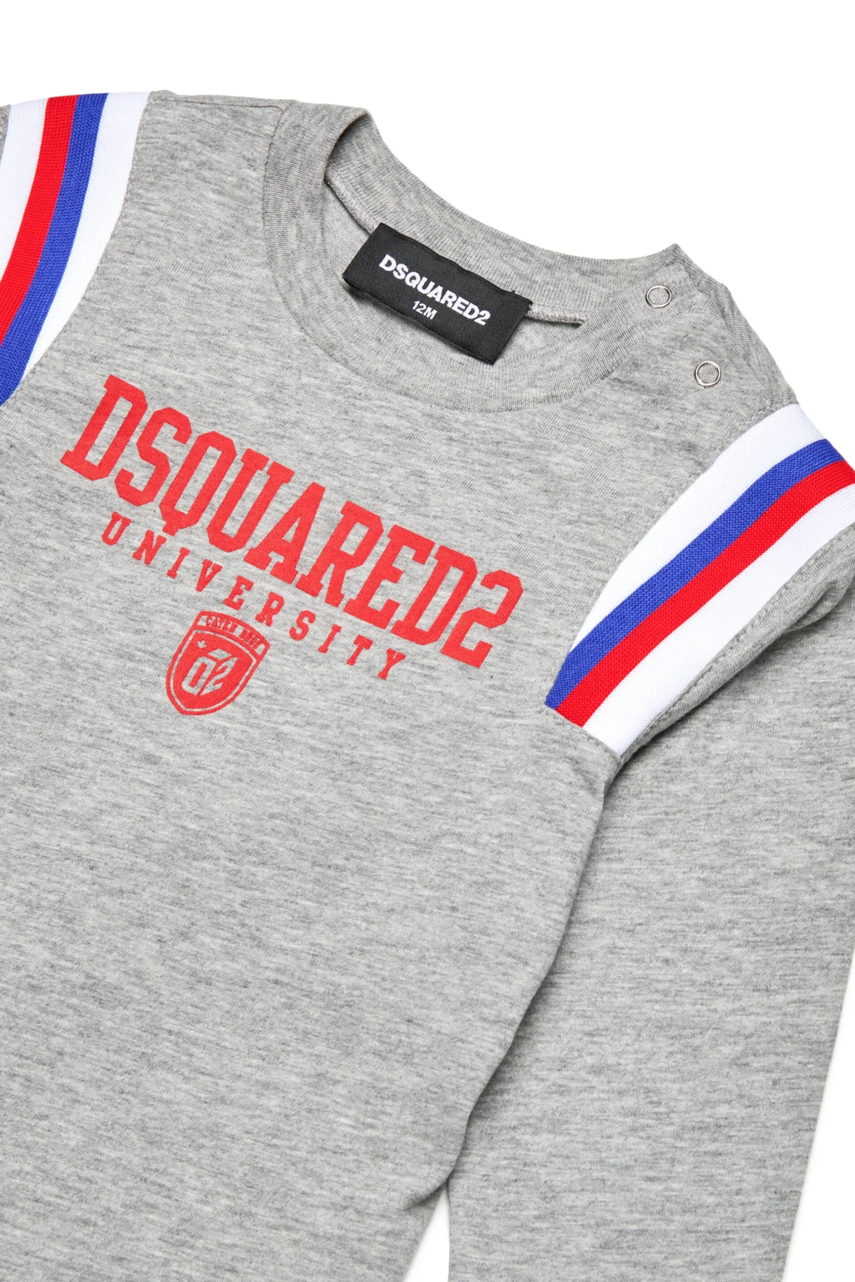 DSQUARED2 T-shirt manica lunga con inserti in nastro | T-Shirt