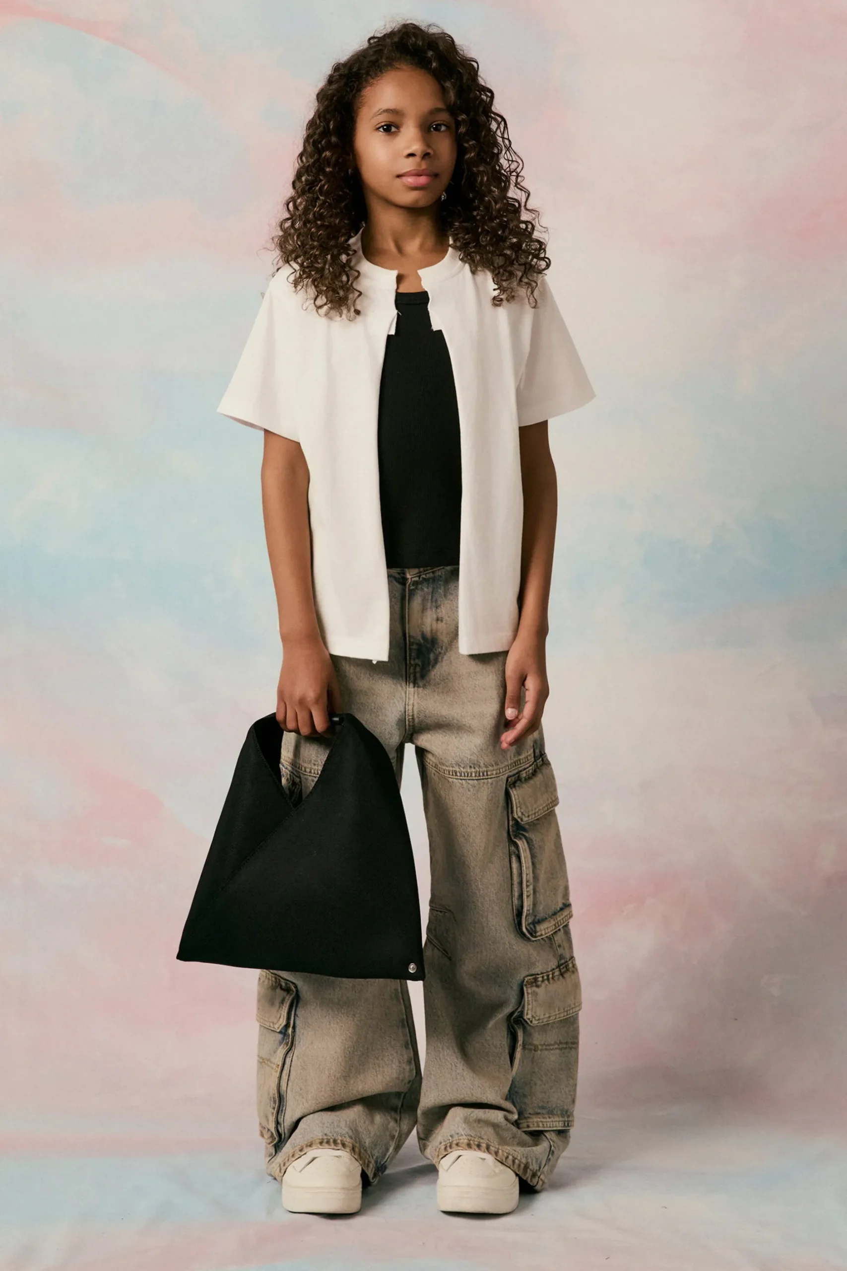 MM6 MAISON MARGIELA T-shirt re-cut con dettagli a taglio vivo | Bambino T-Shirts | T-Shirts