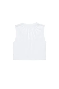 MM6 MAISON MARGIELA T-shirt smanicata con arricciature | Bambino T-Shirts | Party Looks