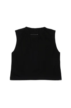MM6 MAISON MARGIELA T-shirt smanicata con arricciature | Bambino T-Shirts | T-Shirts