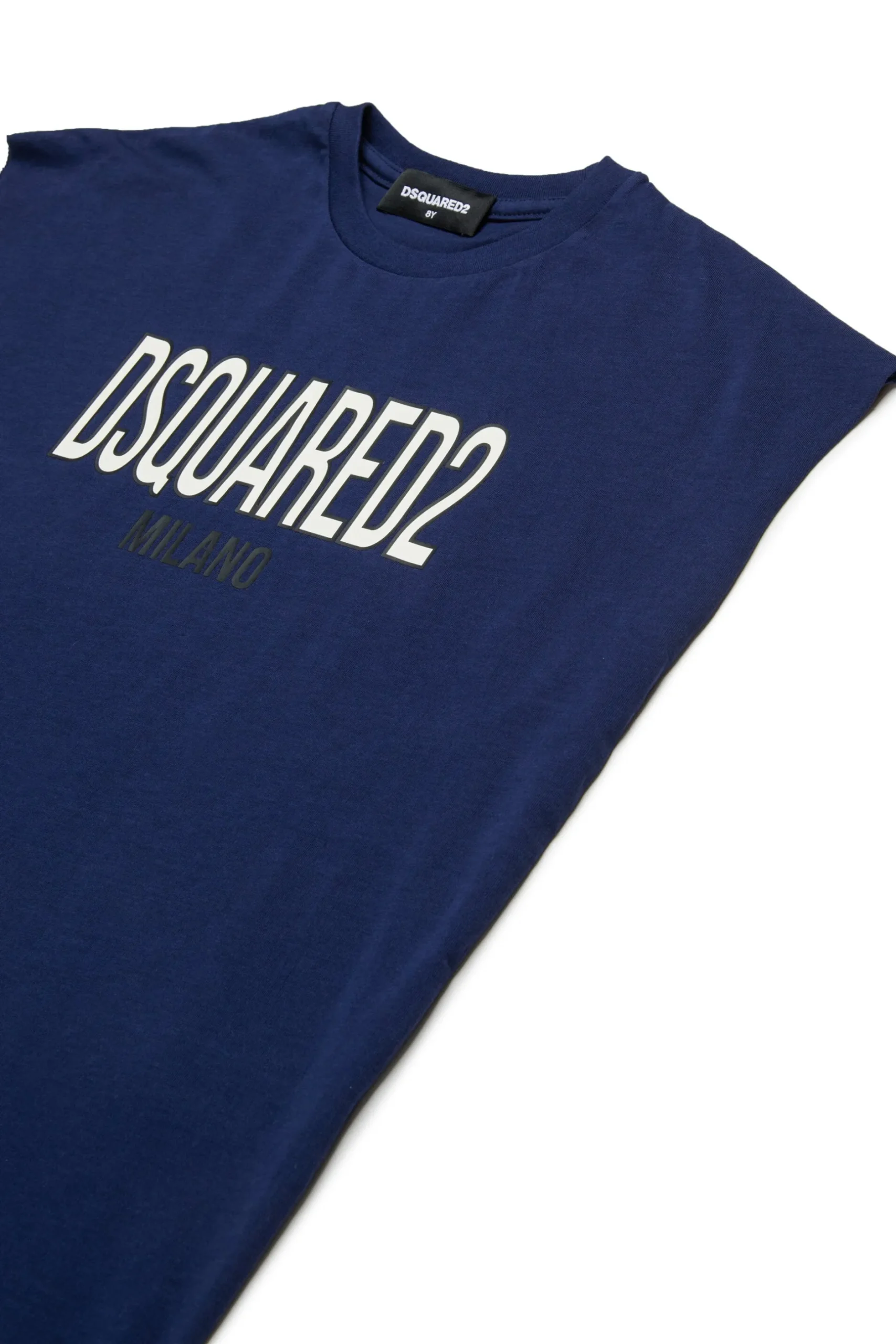 DSQUARED2 T-shirt smanicata con logo Milano | Bambino T-Shirts | Logomania