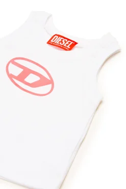 DIESEL T-shirt smanicata con logo Oval D | Bambino Moda Mare | Oval D By Diesel