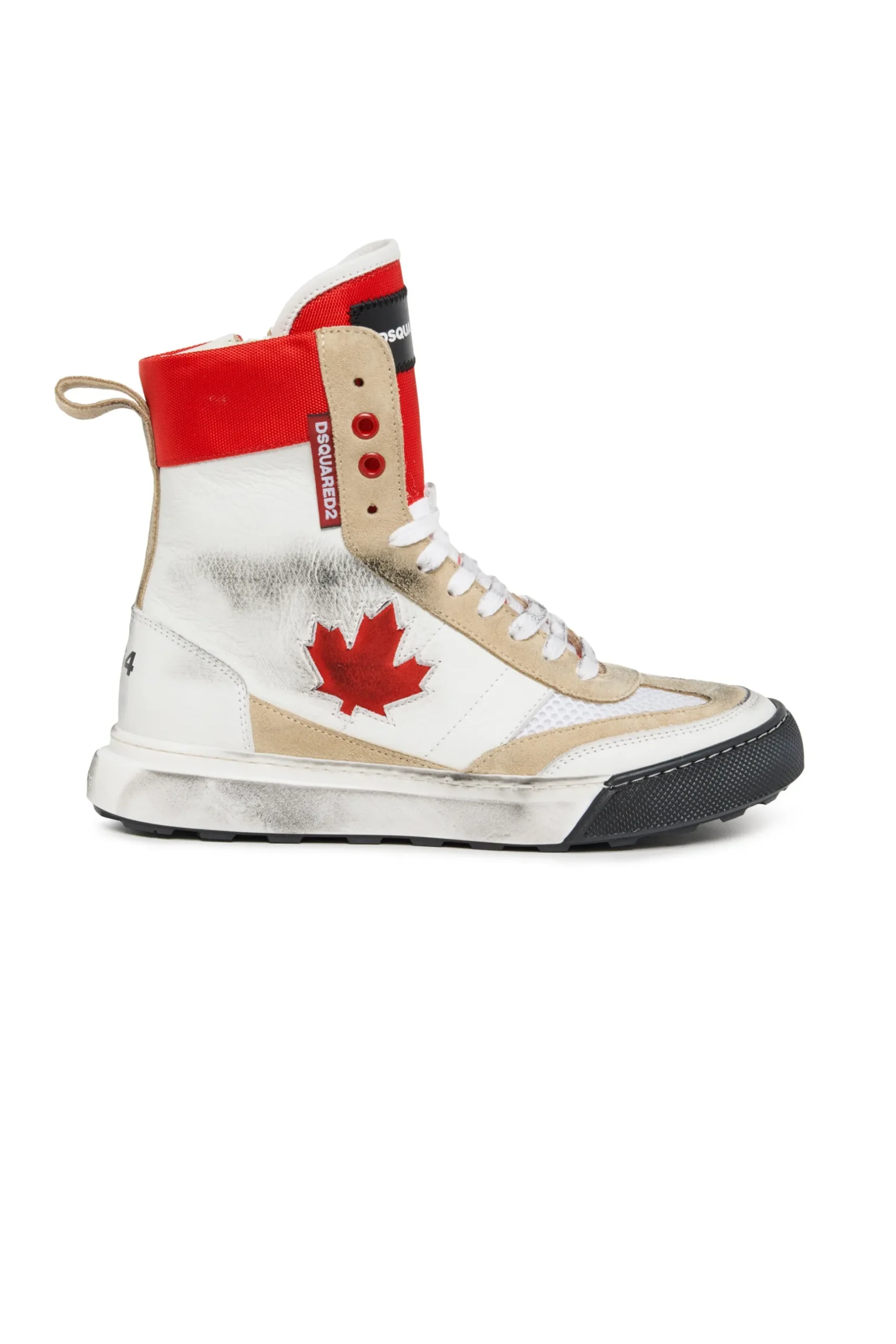 DSQUARED2 Vintage effect boxer high trainers | Bambino Sneakers | Sneakers