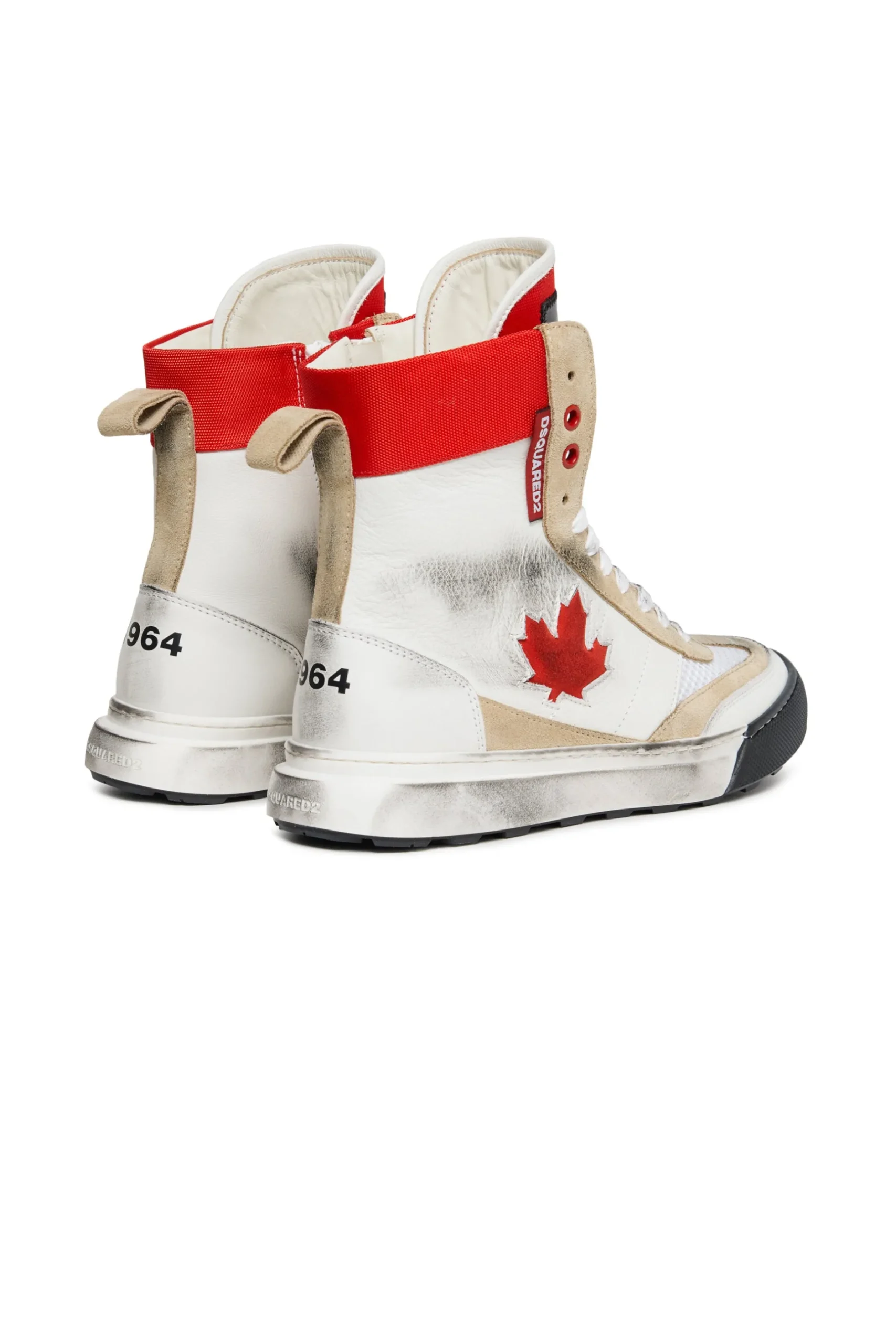 DSQUARED2 Vintage effect boxer high trainers | Bambino Sneakers | Sneakers