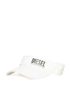 DIESEL Visiera in gabardina con logo istituzionale | Bambino Berretti E Cappelli | Swimwear